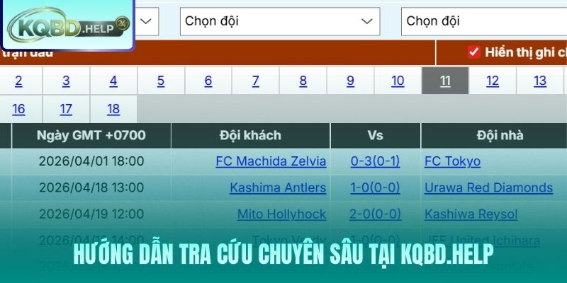 Hướng dẫn tra cứu kết quả bóng đá Nhật Bản nhanh