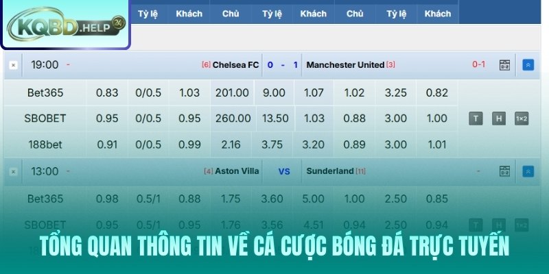 Cá cược bóng đá trực tuyến và hành trình từ sân vận động lên màn hình